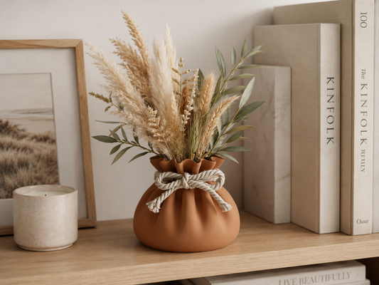 Nuvella - Vazǎ decorativă 3D cu aspect textil