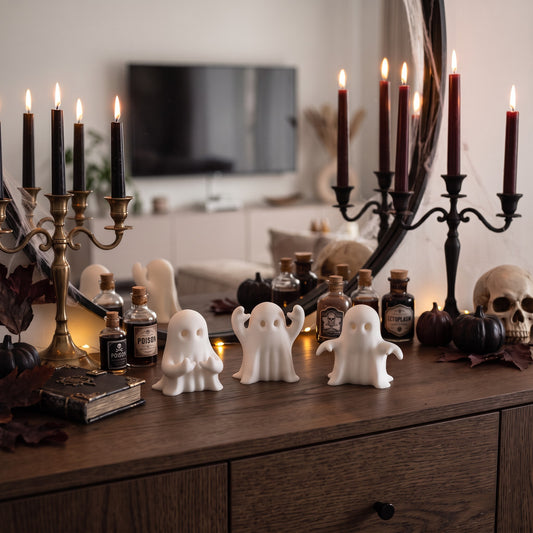 Set decorativ Three Little Ghosts – 3 fantome de Halloween